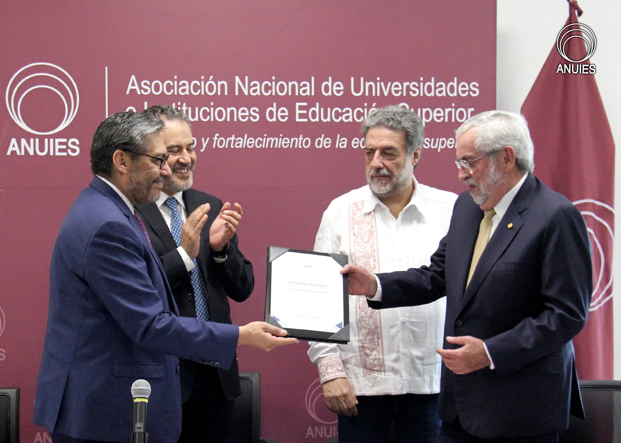 Consejo Nacional de ANUIES reconoce gestión del rector Dr. Enrique Graue Wiechers en la UNAM
