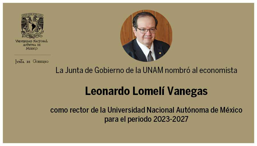 Leonardo Lomelí, el nuevo rector de la UNAM