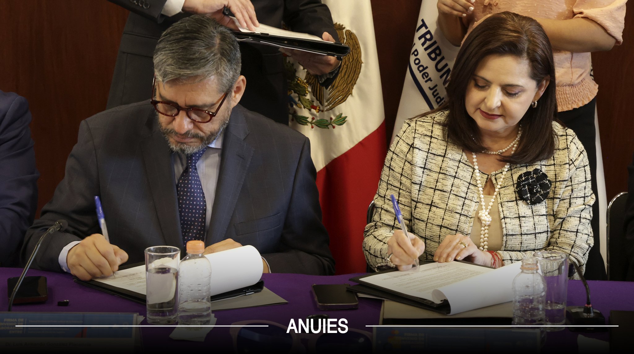 El TEPJF y la ANUIES firman convenio para realizar actividades académicas de formación y profesionalización con perspectiva de género y democracia inclusiva