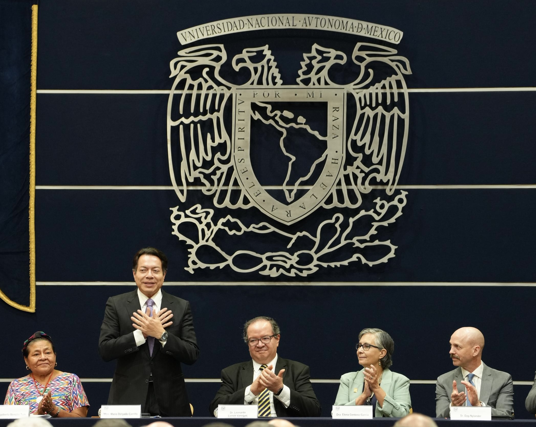 La educación es la gran apuesta del Gobierno de México para una cultura de paz: titular de la SEP, Mario Delgado en la UNAM