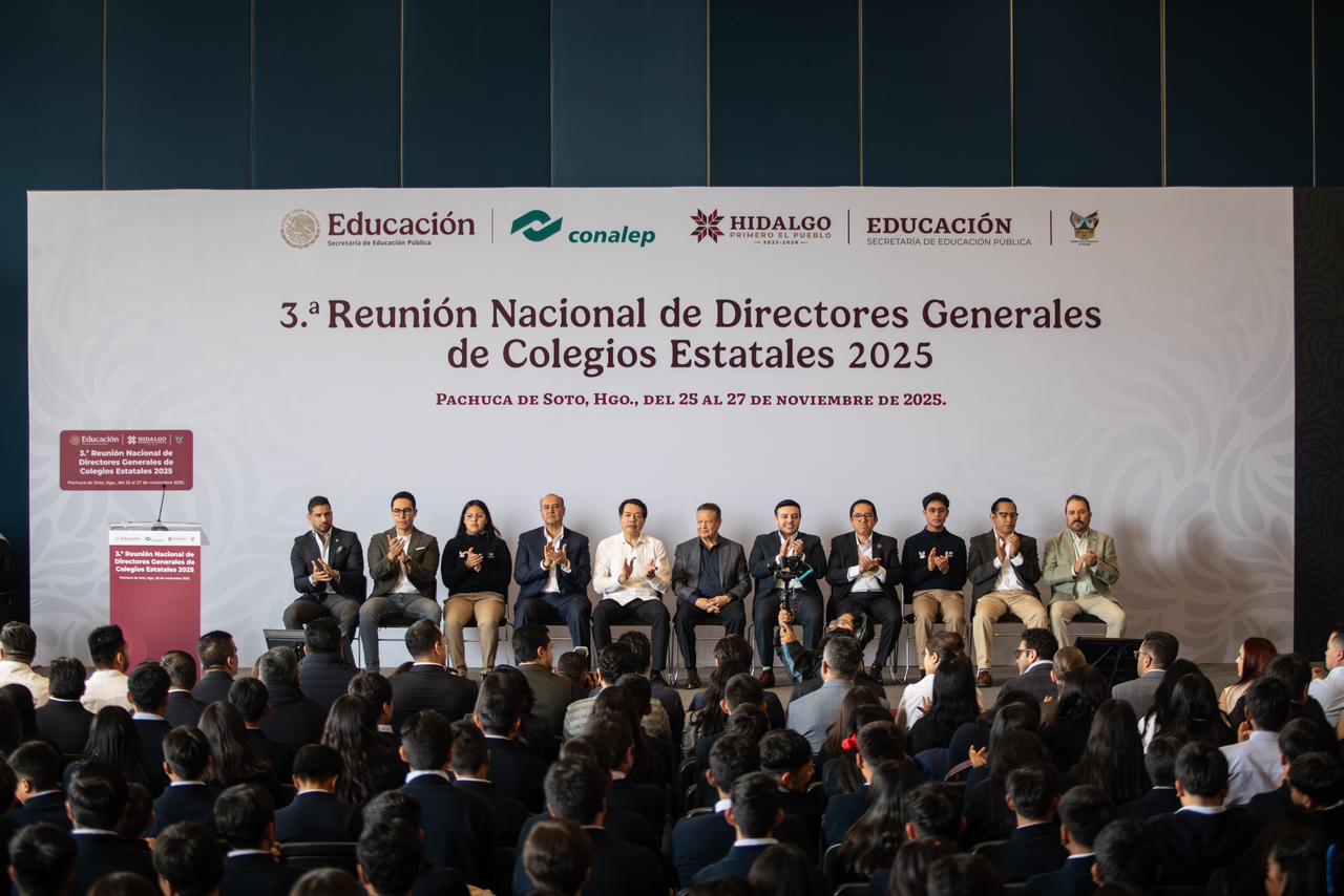 Mario Delgado convocó en Reunión Nacional de Directores de Colegios Estatales del Conalep fortalecer el Bachillerato Nacional