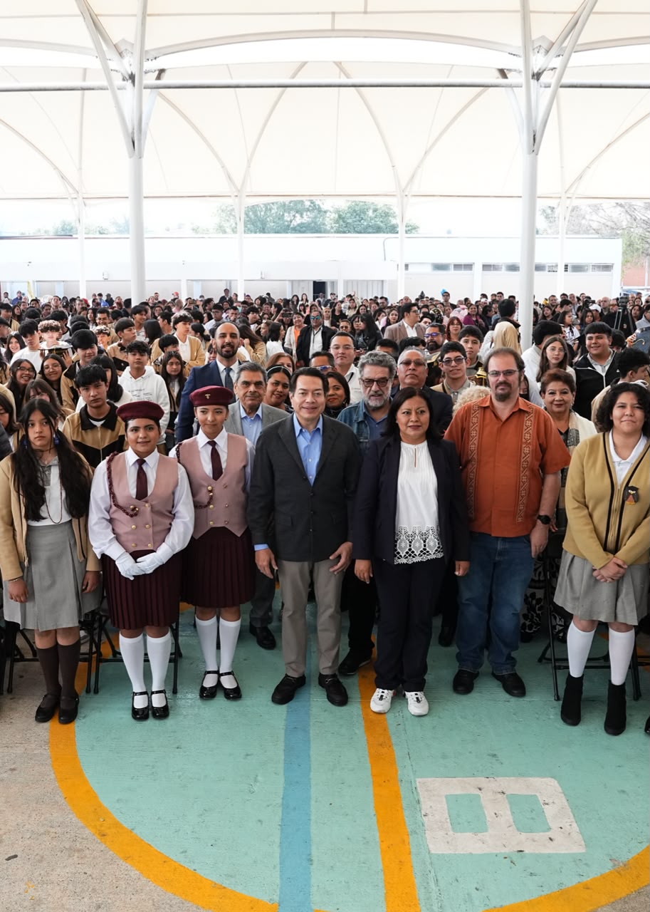 Ciclo escolar 2025-2026 exitoso; Mario Delgado destaca logros educativos a nivel nacional