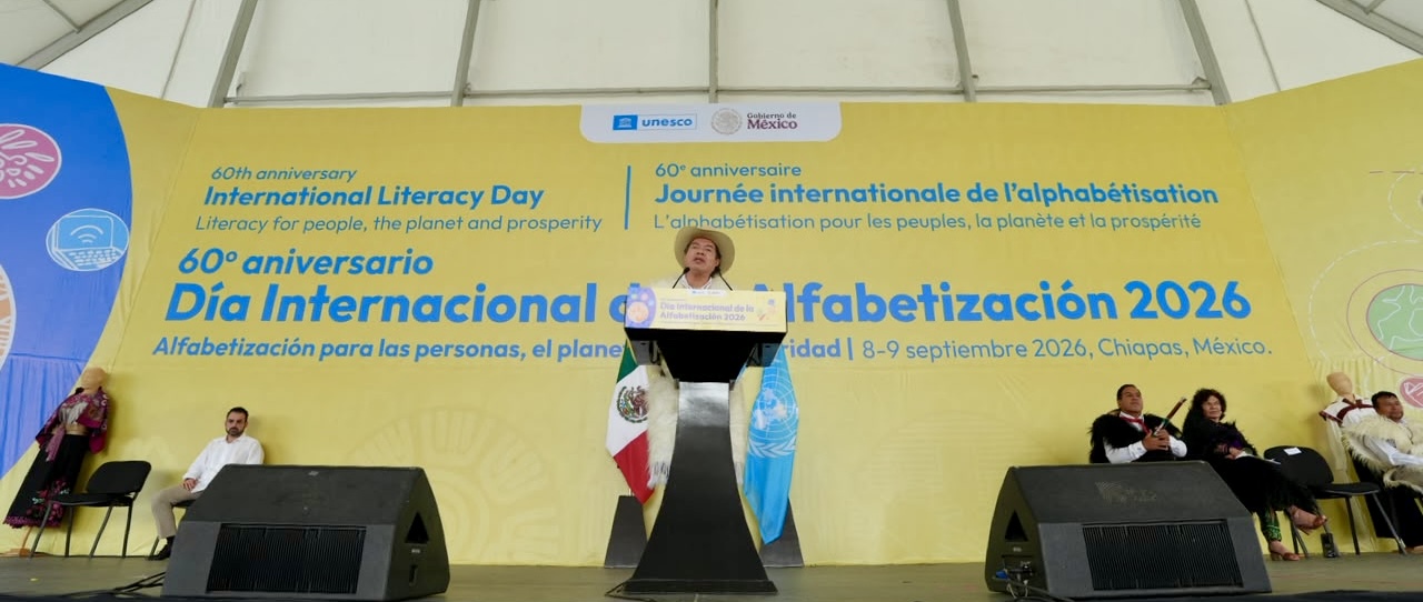 Anuncia Mario Delgado reducción del analfabetismo en México, de 4.1 a 3.8 por ciento, la cifra más baja en la historia del país